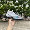 Giày Bóng Đá SF Nike Mercurial Superfly 7 Elite MDS003 Trắng Mũi Đen Cao Cổ TF