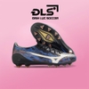 Giày Bóng Đá Mizuno Alpha III Elite Đen Xanh Đỏ Lưỡi Gà Liền FG