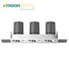 Đèn Spotlight âm trần ba vuông không viền MG-100302PT55-3