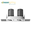 Đèn Spotlight âm trần đôi vuông không viền MG-100302PT55-2
