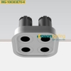 Đèn Spotlight âm trần bốn MG-100303E70-4