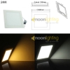 Đèn Downlight âm trần vuông siêu mỏng