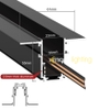 Thanh ray từ âm trần dưới L3000mm dày 2mm