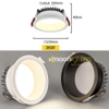 Đèn LED Downlight âm trần mặt tròn mỏng