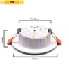 Đèn LED Downlight âm trần lõm chống chói