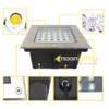 Đèn âm đất mặt vuông 36W RGB IP67