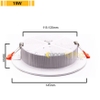Đèn LED Downlight âm trần lõm chống chói