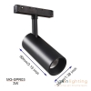 Đèn Rọi Ray Nam Châm Tròn Xoay 355