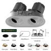Đèn Spotlight Đôi Viền Mỏng MG-100305E75-2