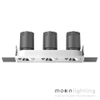 Đèn Spotlight vuông không viền 3 bóng MG-100302PT55-3