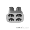 Đèn Spotlight Bốn Đèn Mặt Vuông MG-10030E70-4