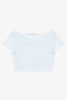 Áo trễ vai Croptop