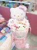 BÓ HOA GẤU BÔNG HELLO KITTY TO