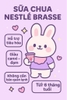 SỮA CHUA ÍT ĐƯỜNG NESTLE P’TIT BRASSE PHÁP VỈ 4 HŨ x 100G ( 6M+)