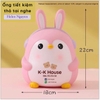 ỐNG TIẾT KIỆM THỎ TAI NGHE HỒNG / GHI