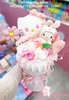 BÓ HOA GẤU BÔNG HELLO KITTY TO