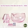 SET PHA MATCHA 2 MÓN BÁT CÁT VÂN TO - 170G