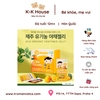 THẠCH RAU HOA QUẢ HỮU CƠ JEJU VỊ QUÝT HỘP 30 GÓI x 20G ( 12M+ ) ( HSD : 21/06/2025)