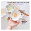ĐĨA NHỎ ĐỰNG NƯỚC CHẤM BẰNG GỐM SỨ