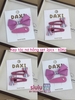 KẸP TÓC NƠ HỒNG SET 2PCS