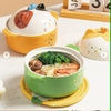 THỐ/ BÁT SỨ KÈM NẮP CAO CẤP HÌNH MÈO CUTE