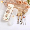 SET ĐŨA THÌA DĨA TẬP GẮP MISAN KÈM HỘP CAO CẤP