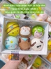 BÁNH BAO CUTE NHÂN KIM SA HỘP 6 CHIẾC ( BẢO QUẢN ĐÁ ) - GIAO HÌNH NGẪU NHIÊN