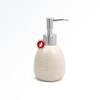 (250ml) Bình đựng dầu gội sữa tắm nước rửa tay khách sạn bằng sứ Bát Tràng cao cấp - dáng trứng trắng