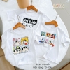 Áo thun cotton Hàn màu trắng cho bé trai, bé gái - hàng thiết kế giành riêng cho bé UNU, size 1-5 tuổi (10-20 kg)