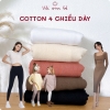 4CD | Vải thun cotton 4C DÀY DẶN may đồ cho mẹ và bé: legging, đầm body, bộ tập GYM,...
