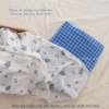 Set cotton thông hơi hoạ tiết + cotton 2 chiều màu xinh xắn cho bé yêu