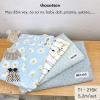 Vải THÔ COTTON - vải không co giãn, sử dụng may đầm váy, body suit, áo baby doll,... cho mẹ và bé
