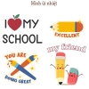 Hình ủi  nhiệt - MY SCHOOL - ủi áo phông cho bé nhỏ, thanh niên,...