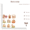 Hình ủi nhiêt - SET HÌNH ỦI - sử dụng bàn ủi ép hình lên quần áo trên các loại vải, bền màu, giặt máy vô tư