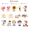 Hình ủi nhiệt - chủ đề BÉ YÊU - sử dụng bàn lá ép lên quần áo, giặt máy vô tư,...