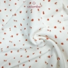 Vải cotton gân Hoa nhí  xinh xắn cho mẹ và bé mặc 4 mùa