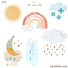 Set hình ủi cho bé (Mã: MO1 - MO22)