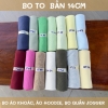 BT | Bo bản 14cm, dài 100cm đến 140cm tùy màu, sử dụng làm bo cổ, bo tay, bo chân,... vải dày và dày vừa