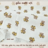 Vải cotton tổ ong (waffle) may quần áo sơ sinh, trẻ nhỏ, áo nữ,..... mặc hè thu