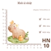 Hình ủi nhiệt - HÌNH NHỎ 5k - ủi quần áo, đầm váy, sử dụng bàn ủi ép hình - bền màu, giặt máy vô tư