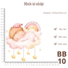 Hình ủi nhiêt - Chủ đề Bóng Bay - sử dụng bàn ủi ép hình lên quần áo, đầm váy,....giặt máy vô tư
