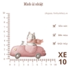 Hình ủi nhiệt - ô tô cute - sử dụng bàn là ép hình lên quần áo, giặt máy vô tư, không phai màu, không bong tróc