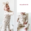 Vải GÂN THÔNG HƠI - hoa nhí xinh xinh, may quần áo nữ và baby,....