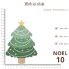 Hình ủi nhiệt - chủ đề NOEL - dùng bàn ủi ép hình lên áo đơn giản, không phai màu, giặt máy vô tư