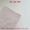 2C | Vải thun cotton 2 chiều hình chấm bi xinh xắn cho bé gái, vải may hè thu cho sơ sinh, trẻ nhỏ