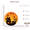 Hình ủi nhiệt - HALLOWEEN - ủi trang trí quần áo, trên các loại vải, bền màu, giặt máy vô tư