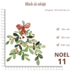 Hình ủi nhiệt - chủ đề NOEL - dùng bàn ủi ép hình lên áo đơn giản, không phai màu, giặt máy vô tư