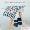 Vải thun cotton mỏng mát, may quần áo mặc hè cho bé