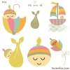 Set hình ủi cho bé (Mã: MO1 - MO22)