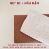 2C | Vải thun cotton 2 chiều hình chấm bi xinh xắn cho bé gái, vải may hè thu cho sơ sinh, trẻ nhỏ